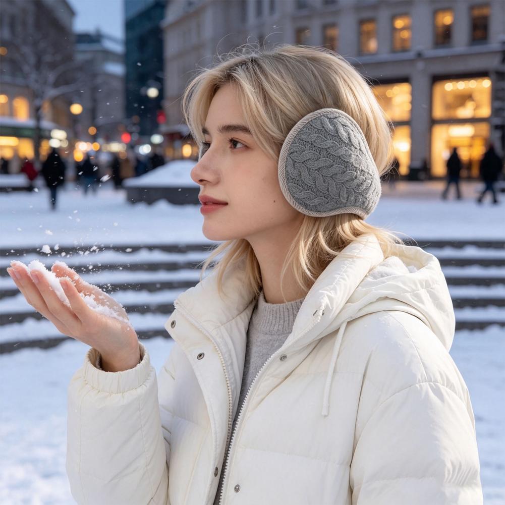 Fleece Ear Warmer Band - Protetores de Orelha de Inverno para