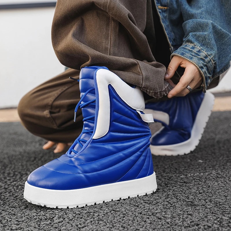 Waterproof Winter Boot - Botas de Inverno Masculinas 2026, Impermeáveis,