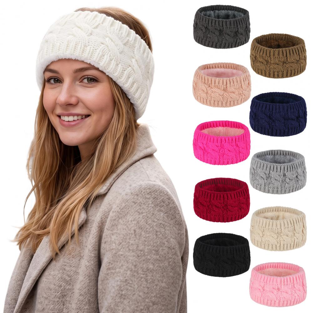 Fleece Ear Warmer Band - Acessórios de Corrida de Inverno para