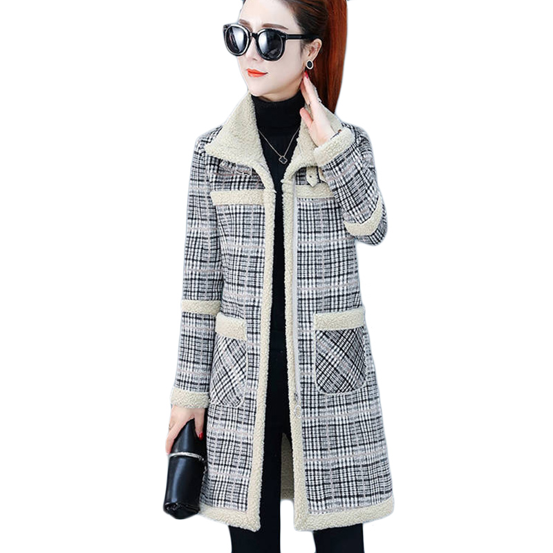 Novo inverno de lã de cordeiro - Wool Coat Peacoat avaliação e preço