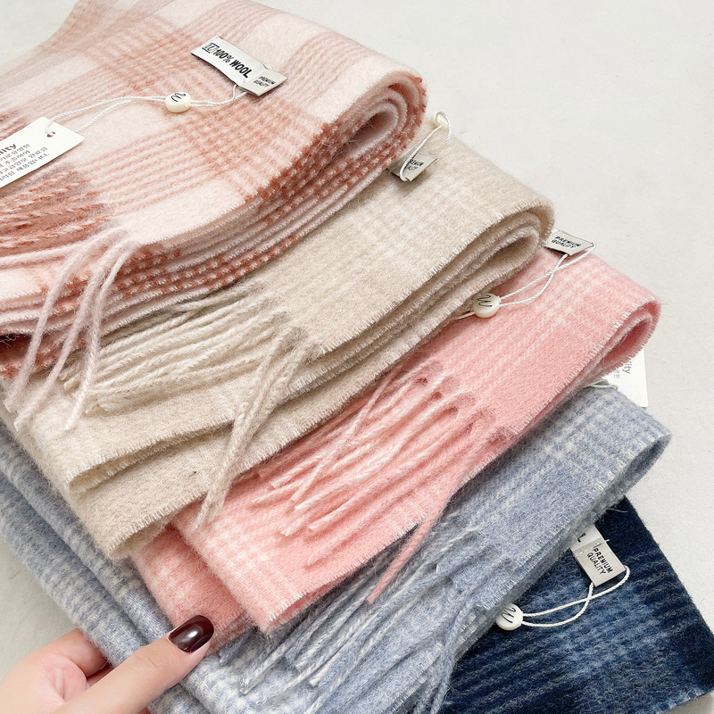 Cachecol de Lã 100% Pura para  - Wool Scarf Men avaliação e preço