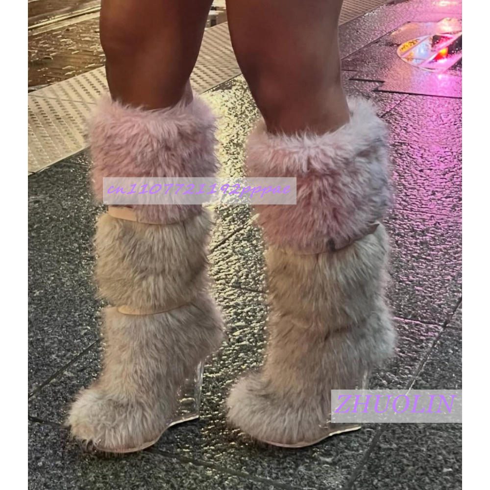 Inverno gradiente peludo trans - Waterproof Winter Boot avaliação e preço