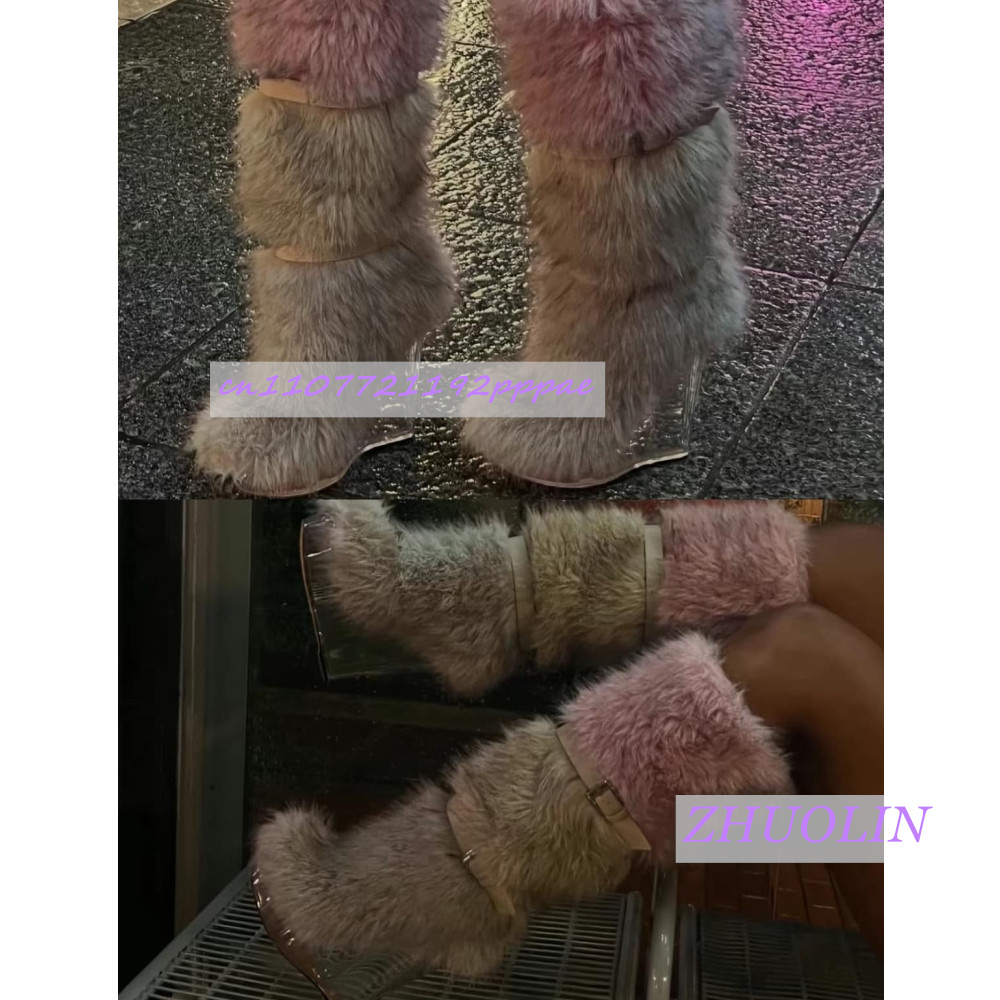 Inverno gradiente peludo trans - Waterproof Winter Boot avaliação e preço