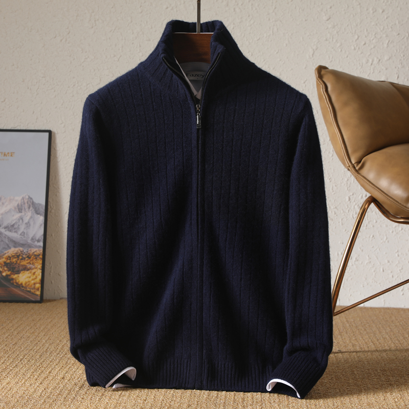 Homens 100% lã merino gola alt - Wool Coat Peacoat avaliação e preço