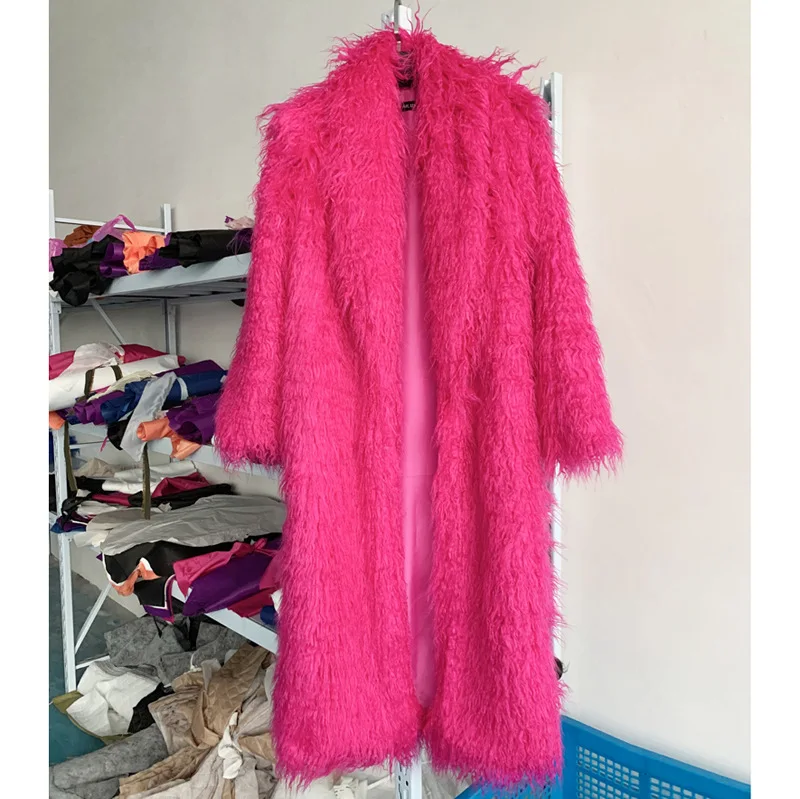 Mulheres imitação de pele do f - Wool Coat Peacoat avaliação e preço
