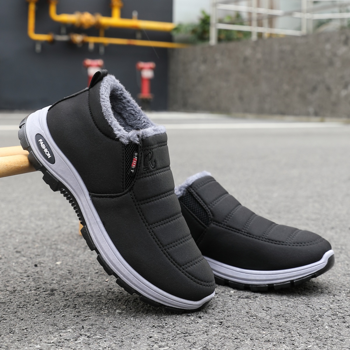 Botas de neve masculinas forra - Waterproof Winter Boot avaliação e preço