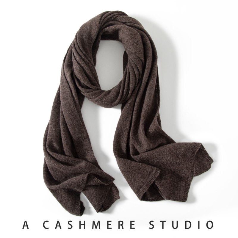 MERRILAMB-Lenço longo de caxem - Wool Scarf Men avaliação e preço